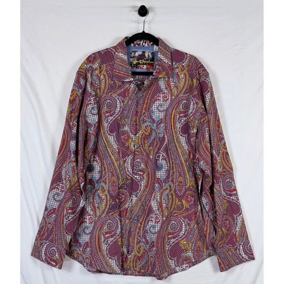 Robert Graham Other - Robert Graham 3XL Mens Paisley Button Down Shirt Classic Fit Multicolor 2016 Art